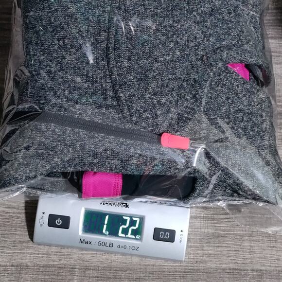 Sweaty Betty Fleece Knitted Jacket Size S Womens Full Zip Hooded Athletic - Picture 13 of 13